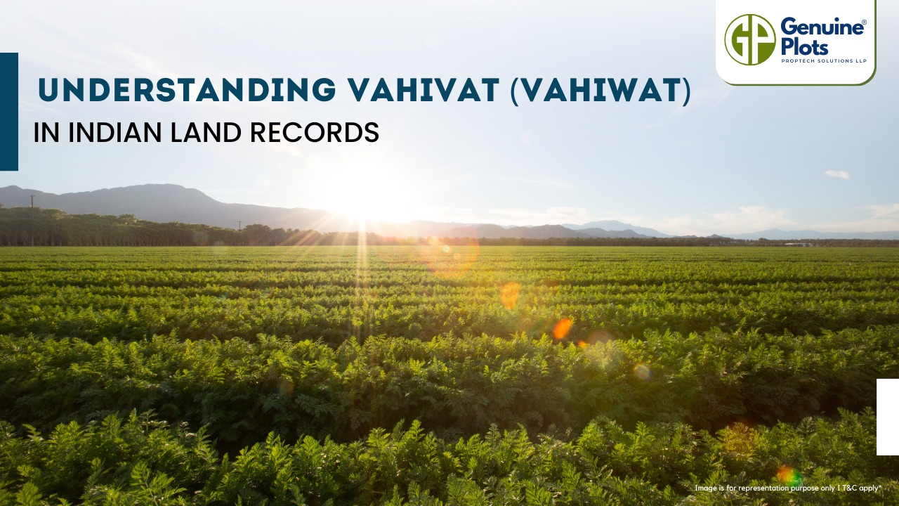 Understanding Vahivat (Vahiwat) in Indian Land Records